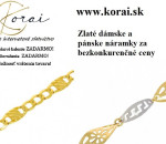 Zlaté náramky Korai